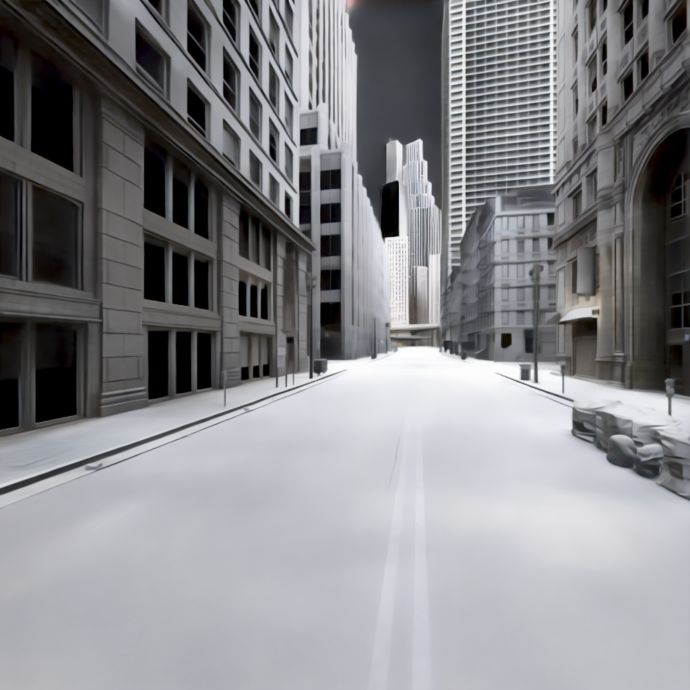 Inverse rendering example MatrixCity test5 - Irradiance