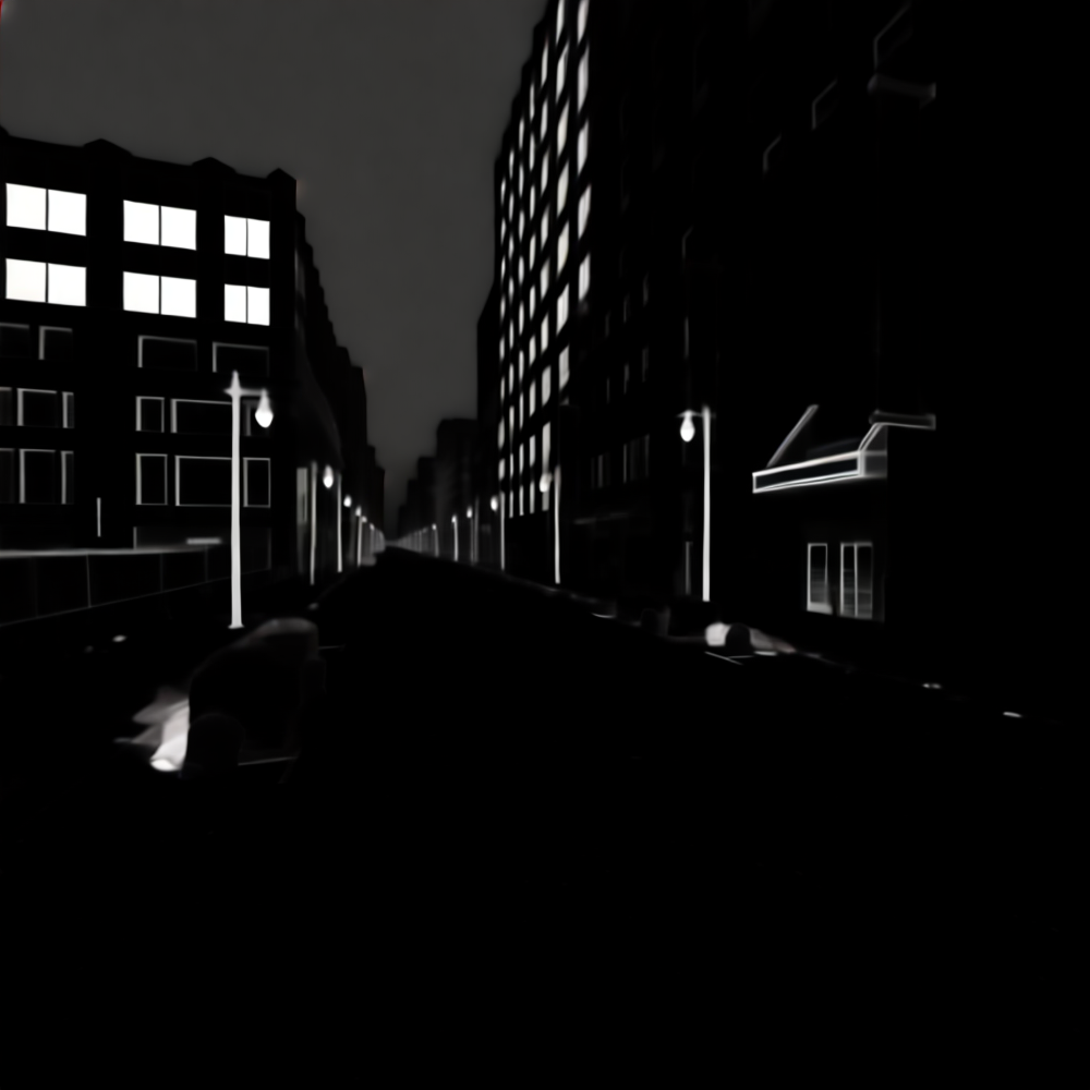 Inverse rendering example MatrixCity test7 - Metallicity