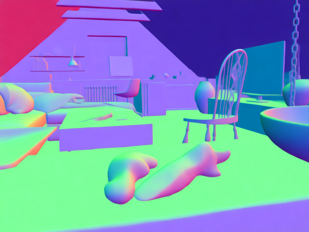 Inverse rendering example test2 - Normal