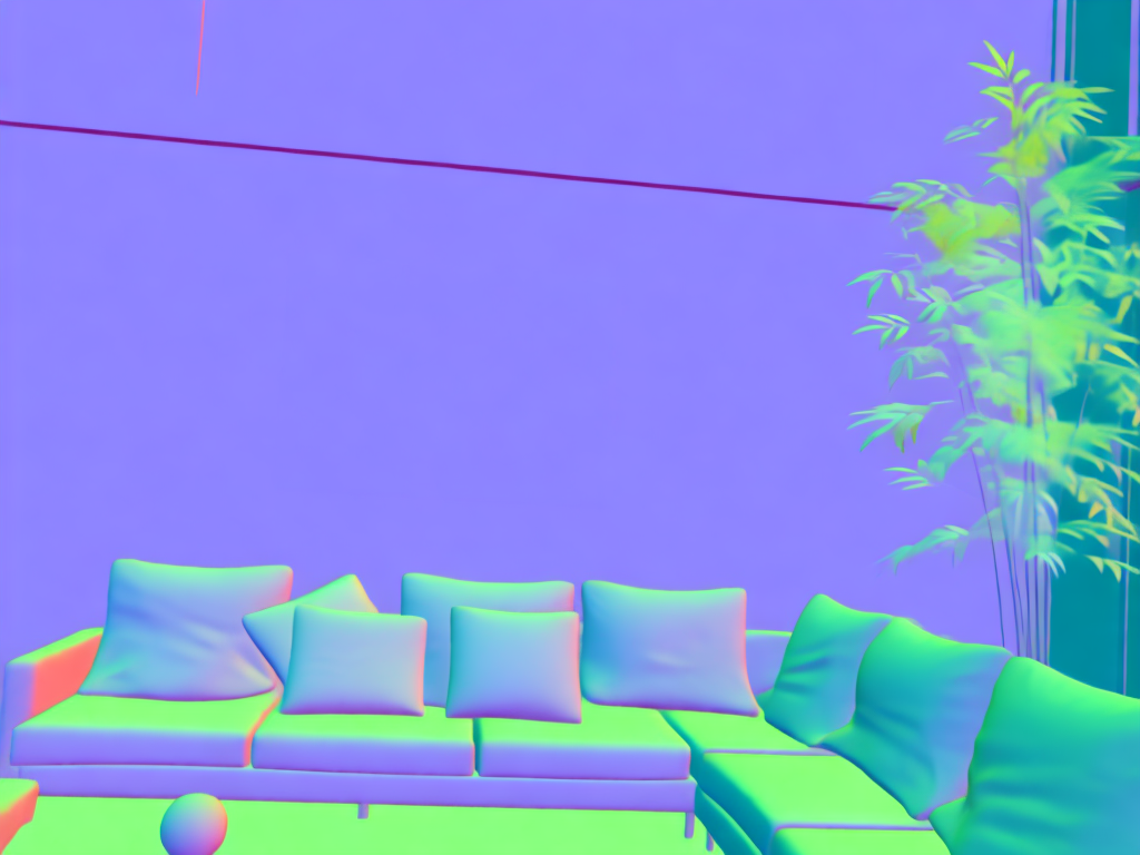 Inverse rendering example test7 - Normal